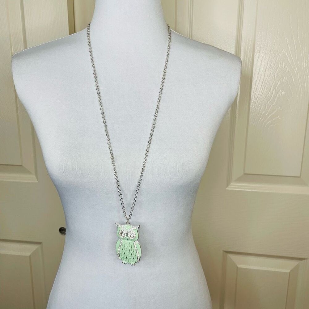 Owl Pendant Necklace - Picture 6 of 6